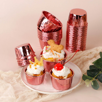 TG80292-4 MUFFIN PAPILLOTS BABY CUPS 50pcs. SPARKLING