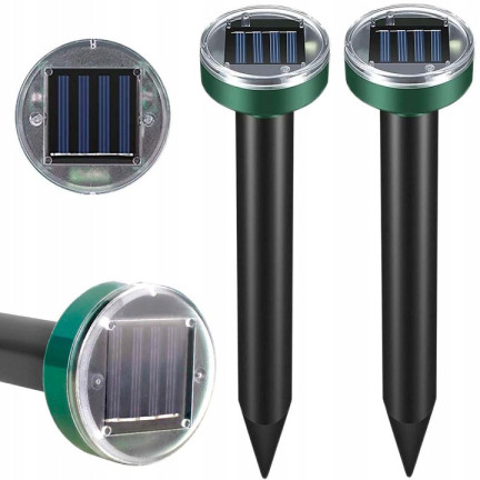 TG60447 SOLAR MAULWURFSABSCHRECKUNG ULTRASCHALL NAGETIERABSCHRECKUNG FÜR DEN GARTEN