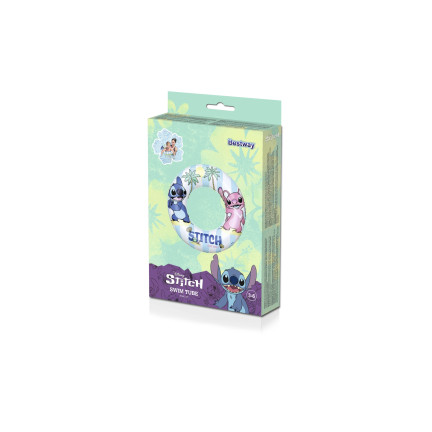 9104u Inflatable Beach Swim Ring: Lilo & Stitch
