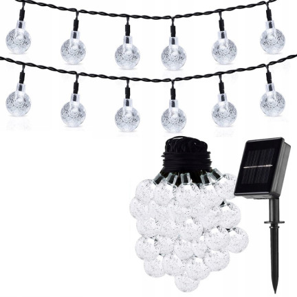 TG71398-2 SOLARLAMPE GIRLAND 20LED 5M GARTENLAMPE FÜR BALKON string KALTES LICHT