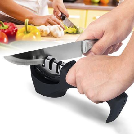 TG56178 3-in-1 Three-Phase Kitchen Knife Sharpener