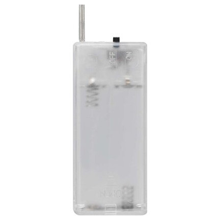 TG66254-1 Světla na vánoční stromek na šňůře 40 LED MIKRO GIRLANDS COLD WHITE AA LIGHTS