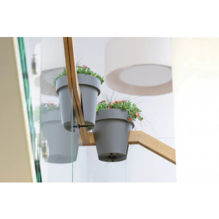 DLOFR250-S433 ANTHRAZIT KUNSTSTOFF GLAS BALCOON DECK FÜR UMLAUFENDE BARRIERE