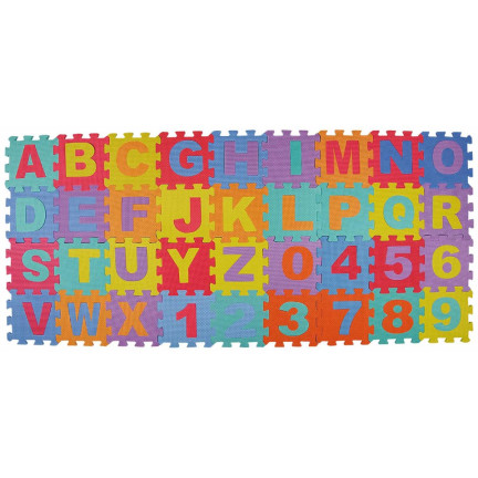 JJ80 VÝUKOVÉ PĚNOVÉ PUZZLE 36 PRVKŮ