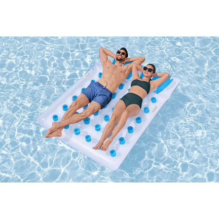 43055 Aufblasbare Doppelmatratze 193x142 Strandmatratze