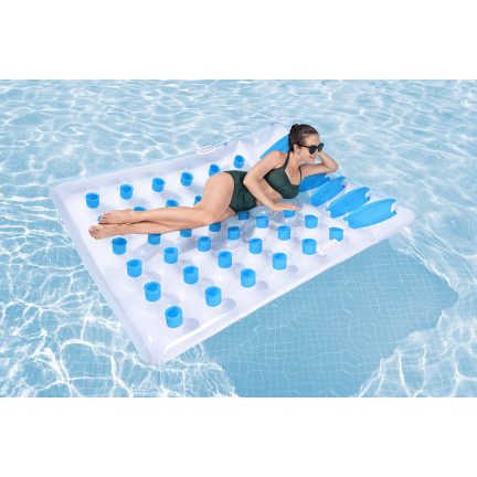 43055 Aufblasbare Doppelmatratze 193x142 Strandmatratze