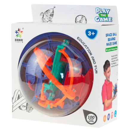 TG64355 VELKÉ KULIČKOVÉ BLUDIŠTĚ 3D PROKLÁDANÉ PUZZLE ARKÁDOVÁ HRA 14CM