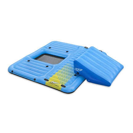 43728 INSEL AUFBLASBARE MATRATZE MIT RUTSCHE SCHWIMMEND BESTWAY