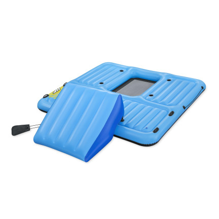 43728 INSEL AUFBLASBARE MATRATZE MIT RUTSCHE SCHWIMMEND BESTWAY