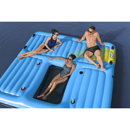 43728 INSEL AUFBLASBARE MATRATZE MIT RUTSCHE SCHWIMMEND BESTWAY
