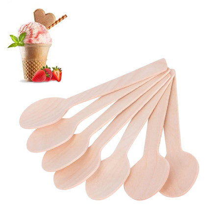 ARP7874 DŘEVĚNÉ LŽÍCE LŽÍCE 16 CM 8 KS GRILOVÁNÍ GRILOVÁNÍ STRANA STRANA