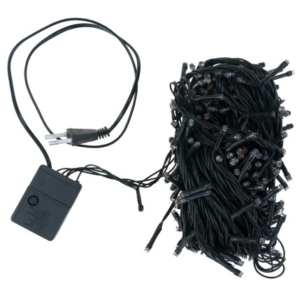 LM200 VÁNOČNÍ STROM SVĚTLA 200LED VÍCEBAREVNÉ VÁNOČNÍ STROM SVĚTLA SILNÝ ZELENÝ KABEL
