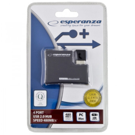 ES268 USB 2.0 HUB 4 ANSCHLÜSSE EA124
