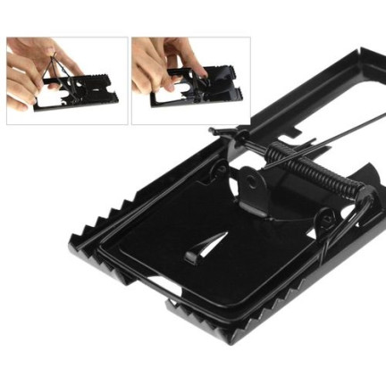 TG56441 STARKE METALL RATTENFALLE MAUS NAGERFALLE SET VON 2PCS. FÄNGE