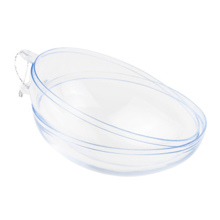 TG35238 Acrylic Egg, 8 cm Plastic Egg, for Decorating, Easter Decorations