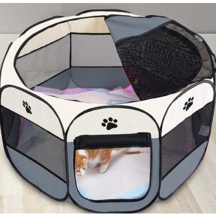TG64647 HUNDEKÄFIG KATZENSTALL STALL BETT GATTER