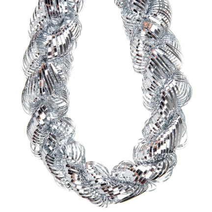 ET1 WEIHNACHTSBAUM KETTE SEIL SILBER