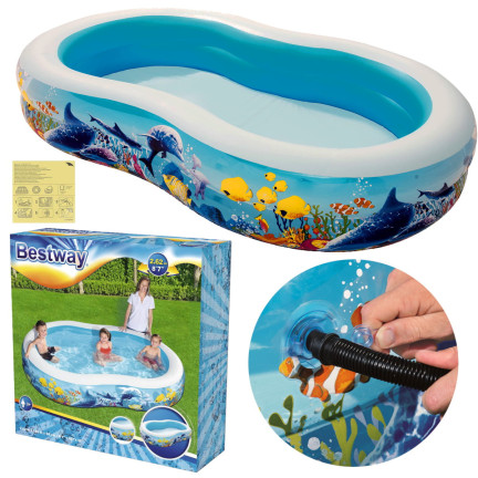 54118 Großer aufblasbarer Garten-Pool 262x157 Bestway