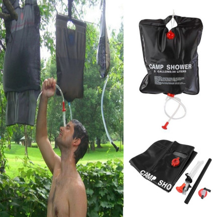 ZW64 SOLÁRNÍ TURISTICKÁ SPRCHA 20L kempování