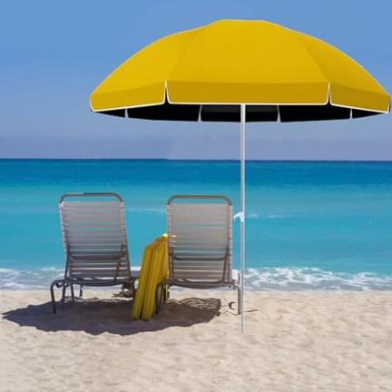 GAO8364 STRANDSCHIRM ZERBRECHLICH GARTENSCHIRM MIT UPF 30+ FILTER 155CM