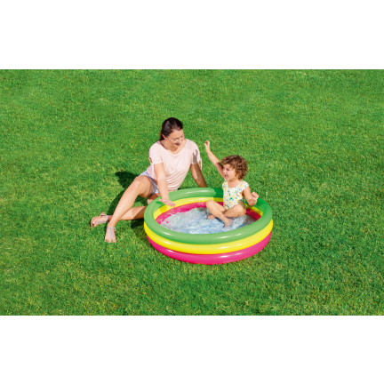 51104 Aufblasbares Planschbecken mit weichem Boden BESTWAY