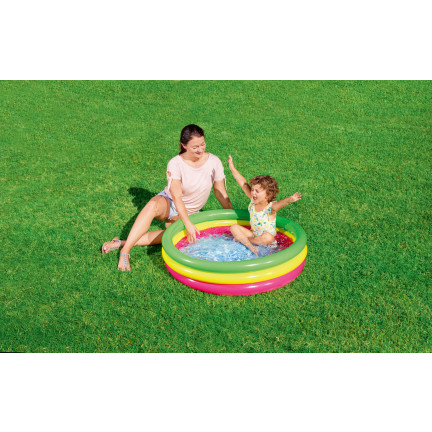 51104 Aufblasbares Planschbecken mit weichem Boden BESTWAY
