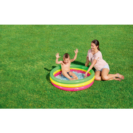 51104 Aufblasbares Planschbecken mit weichem Boden BESTWAY