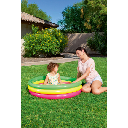 51104 Aufblasbares Planschbecken mit weichem Boden BESTWAY