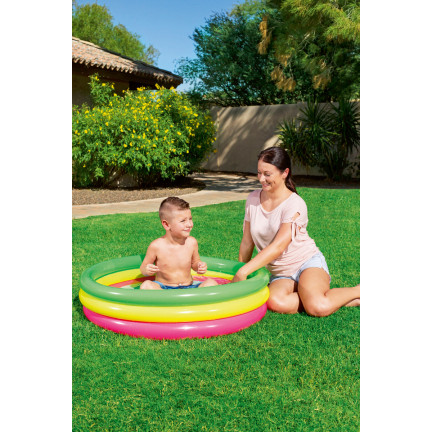 51104 Aufblasbares Planschbecken mit weichem Boden BESTWAY