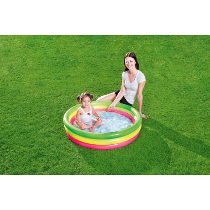 51104 Aufblasbares Planschbecken mit weichem Boden BESTWAY
