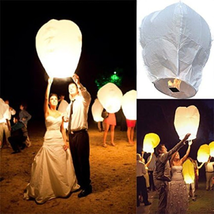 ZW20 LÉTAJÍCÍ ŠŤASTNÉ PŘÁNÍ LAMPIONŮ Čínština pro svatby, SYLWESTRA