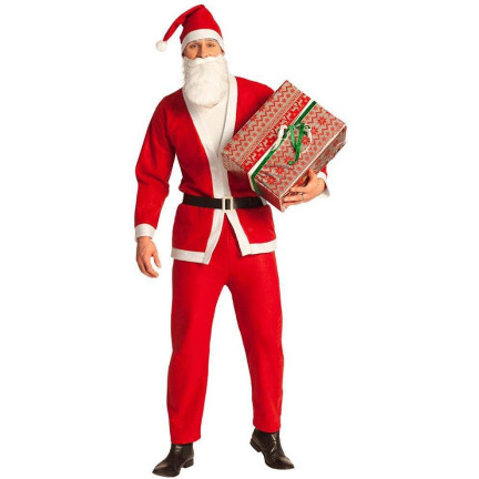 CC53 Weihnachtsmannkostüm komplett 5-teiliges Set Starburst für Weihnachtsmann