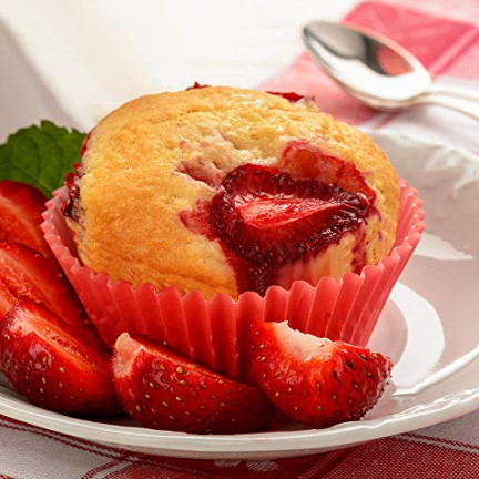 DD47 SILIKONOVÉ FORMIČKY NA MUFFINY SADA 12 KS NA PEČENÍ