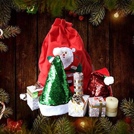 TG53110 MICHAEL'S BAG 40X50 LARGE RED GIFT SACKS (VELKÉ ČERVENÉ DÁRKOVÉ PYTLE)
