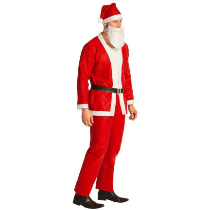 CC53 Weihnachtsmannkostüm komplett 5-teiliges Set Starburst für Weihnachtsmann