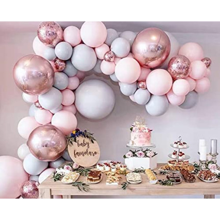 TG53371 BALÓNOVÁ PÁSKA K NAROZENINÁM DÍVKY 5m