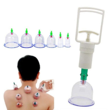 KK15 chinesische Blasen ohne Blasen für Cellulite 12er Pack mit Pumpe