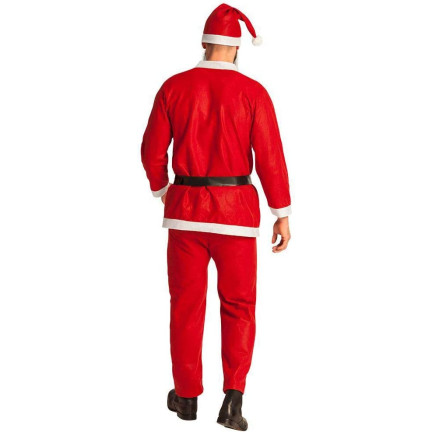 CC53 Weihnachtsmannkostüm komplett 5-teiliges Set Starburst für Weihnachtsmann