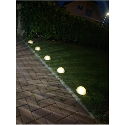 TG55962 SOLÁRNÍ LED VEDL 5PC BAREVNÉ POLOKOULE LAMPA