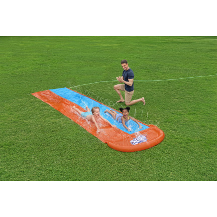 52328 vodní skluzavka dvojitá vodní skluzavka fontána 488cm BESTWAY