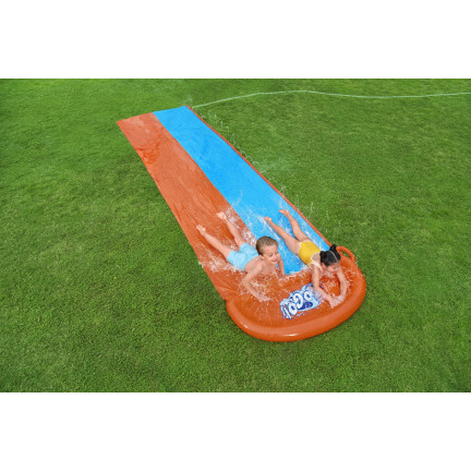 52328 vodní skluzavka dvojitá vodní skluzavka fontána 488cm BESTWAY