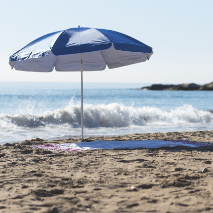GAO8364 STRANDSCHIRM ZERBRECHLICH GARTENSCHIRM MIT UPF 30+ FILTER 155CM