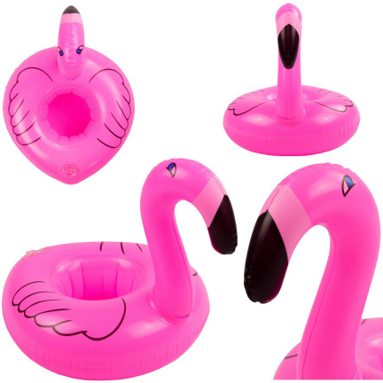 5677 FLAMINGO AUFBLASBARER BECHERHALTER FÜR GETRÄNKE