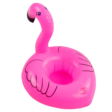 5677 FLAMINGO AUFBLASBARER BECHERHALTER FÜR GETRÄNKE