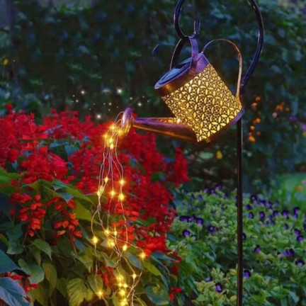 TG71284 SOLAR GIESSKANNENLAMPE GARTEN DEKORATIVE LAMPE