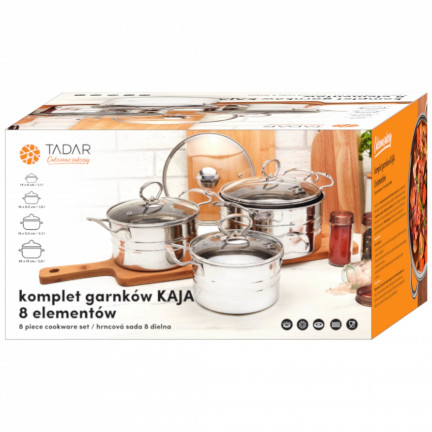 TD14 SADA HRNCŮ OCEL KAJA 8 PRVKŮ