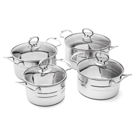 TD14 SADA HRNCŮ OCEL KAJA 8 PRVKŮ