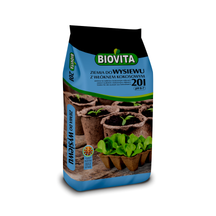 BIO14 VÝSEV OSIVA PŮDA PROŠÍVÁNÍ VÝSADBA S KOKOSOVÝM VLÁKNEM 20L