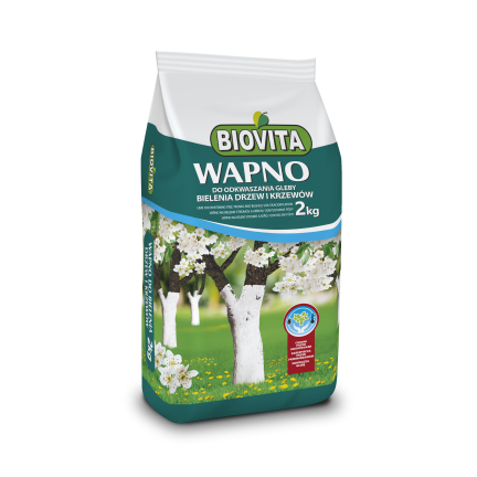 BIO12 KALK FÜR BAUMBLANCHIERUNG UND BODENENTSÄUERUNG 2KG BIOVITA