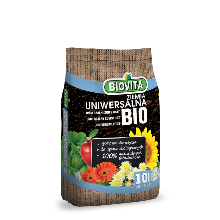 BIO15 BIO-UNIVERSALERDE FÜR BLUMEN PFLANZEN 10L MIT DÜNGER